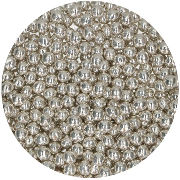 Crispy Choco Pearls - Metallic Silver